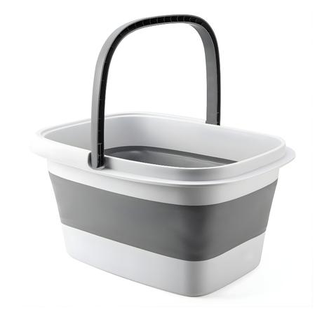 Bestby- Collapsible Foot Bath Basin With Handle And Massage Acupoint-15L