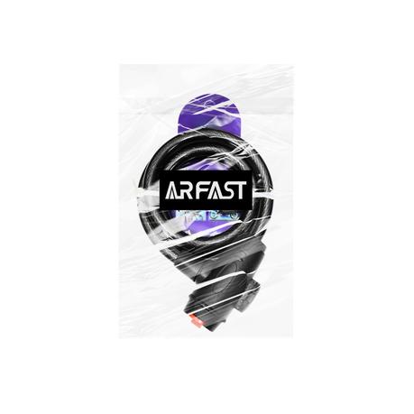 ARFAST - PVC Steel Cable Lock with Keys - Black - Image 7