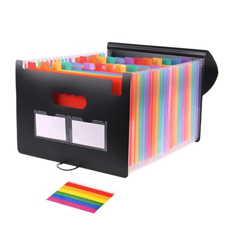 Bestby - 25-Section Expansion File Folder Document Organizer Storage Bag