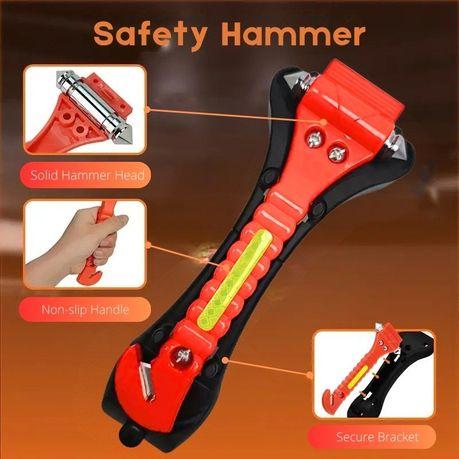 Arfast Emergency Double-Head Car Window Breaker with Reflective Strips - Image 6